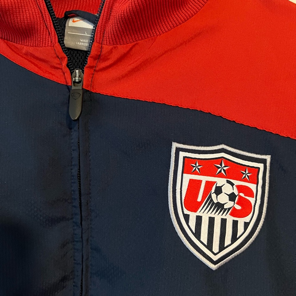 US SOCCER NIKE ZIP UP
